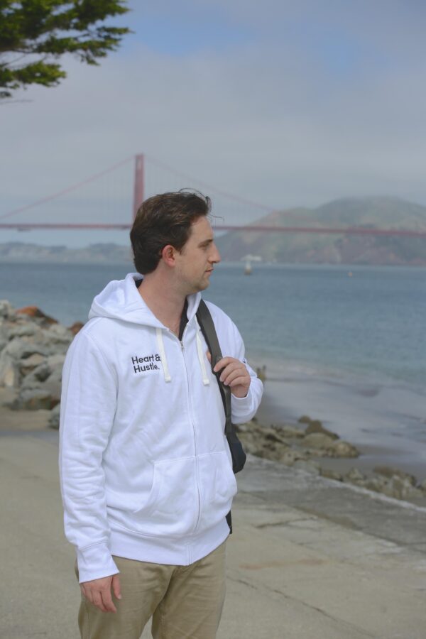 The men's zip hoodie. - Image 3