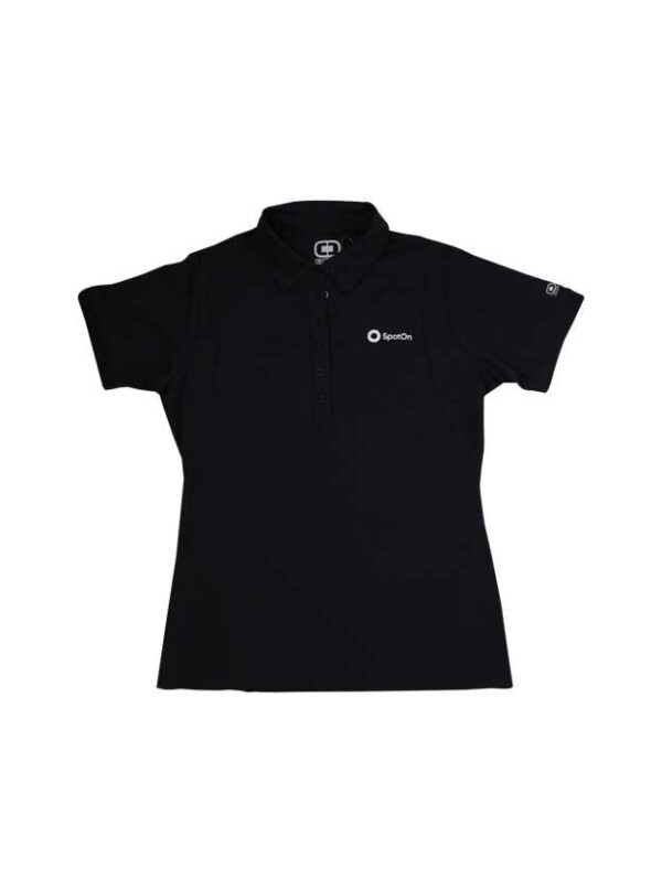 The Women's Polo - Black - Image 3