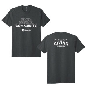 Giving Kitchen Tee - Heather Metal